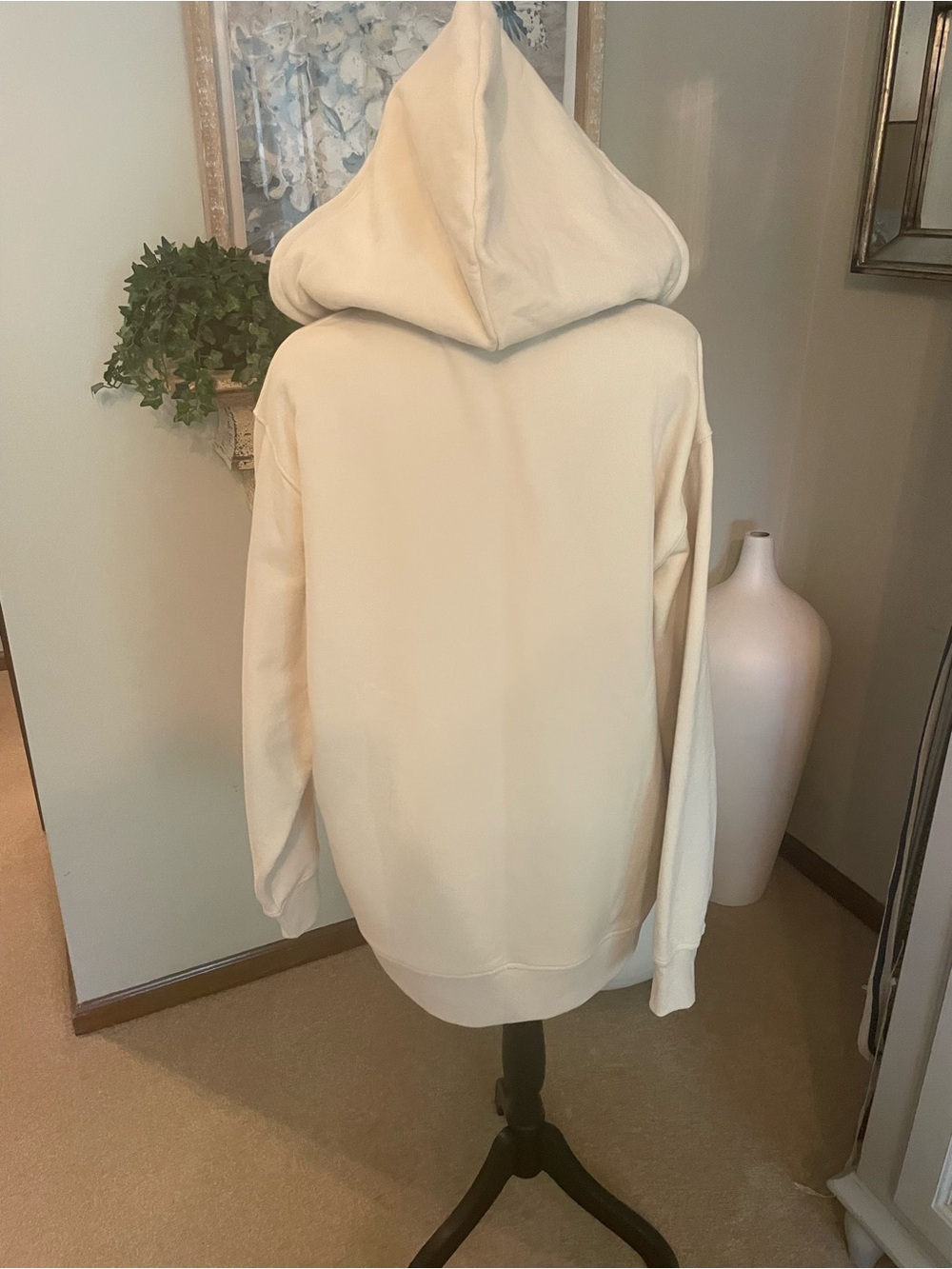 Athleta Cream Zip-Up Hoodie Jacket NWT - Picture 3 of 6